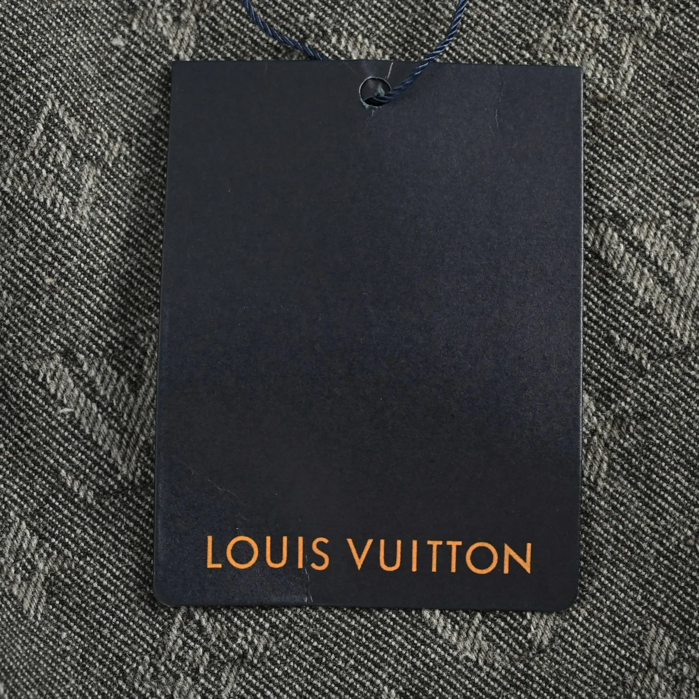 Louis/Louis Vuitton 25Fw allover printed old flower jacquard zipper hooded denim jacket